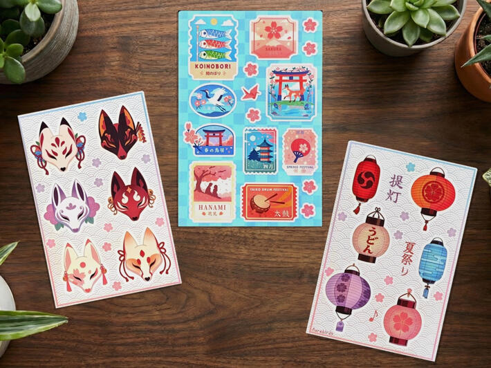 Original Content - JP inspired Stickersheets