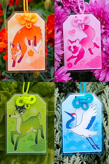 Original Content - Acrylic Omamori Designs
